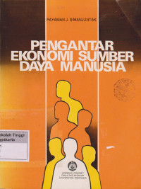 Image of Pengantar Ekonomi Sumber Daya Manusia