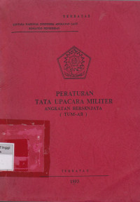 Image of Peraturan Tata Upacara Militer Angkatan Bersenjata (TUM-AB)