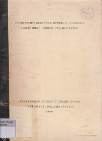 Image of Tatalaksana Pabean Di Bidang Impor ( Custom Fast Release System )