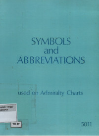 Image of Symbols and Abbreviations used on Admiralty Charts