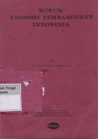 Image of Hukum Ekonomi Pembangunan Indonesia