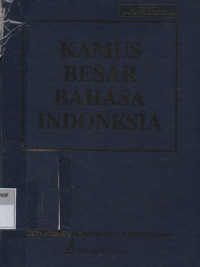 Image of Kamus Besar Bahasa Indonesia