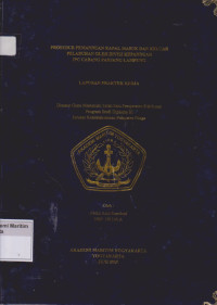 Image of Laporan Proda KPN : Prosedur Pemanduan Kapal Masuk Dan Keluar Pelabuhan Oleh Divisi Kepanduan IPC Cabang Panjang Lampung