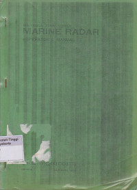 Image of Marine Radar Operator's Manual