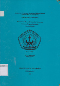 Image of Laporan proda teknika : Perawatan sistem pendingin mesin utama pada kapal SV.Stella 28